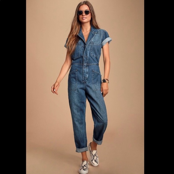 pistola Pants - Pistola Grover Denim Jumpsuit